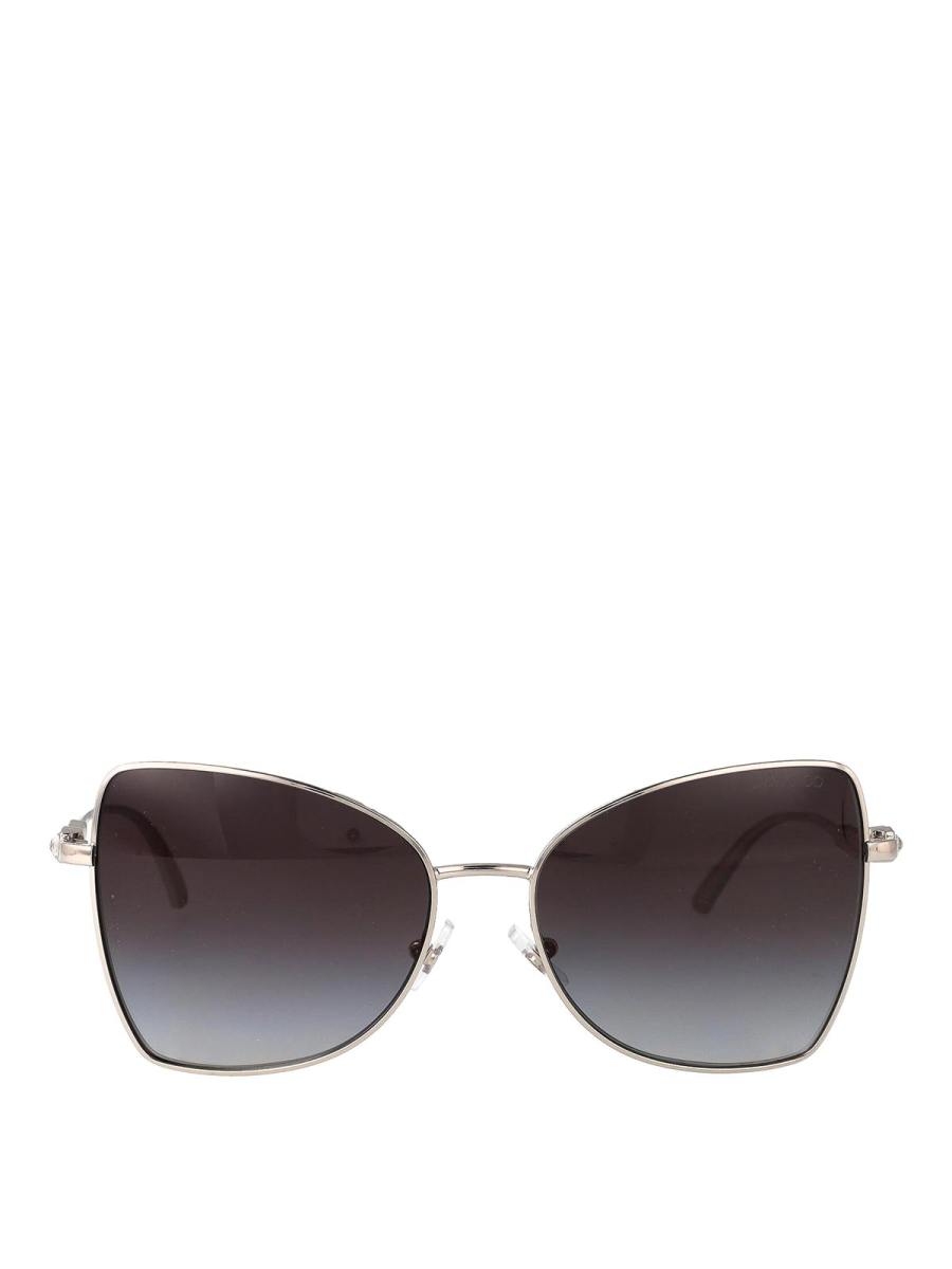 Jimmy Choo Lunettes De Soleil - Argent