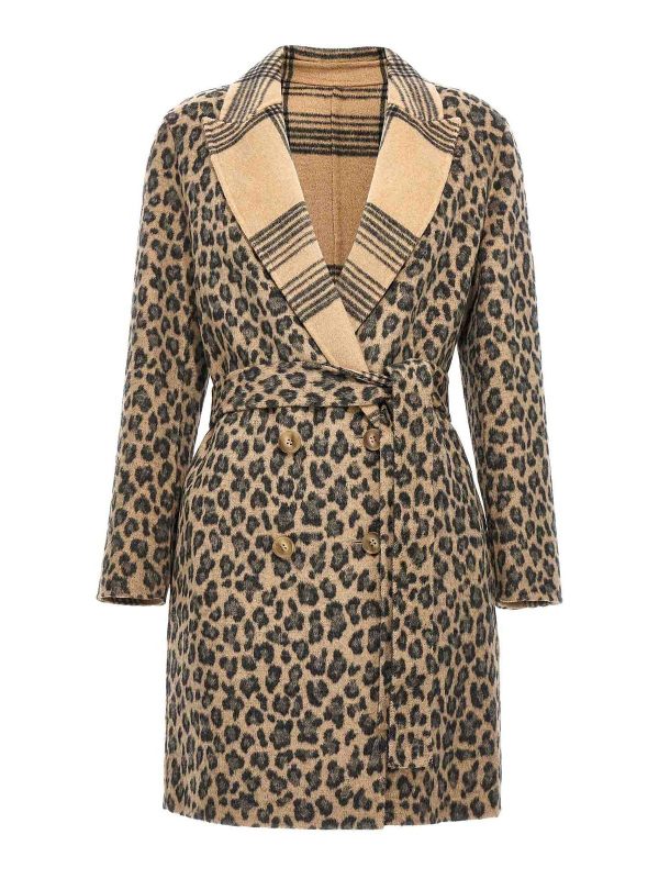 Twinset Manteau Court - Beige