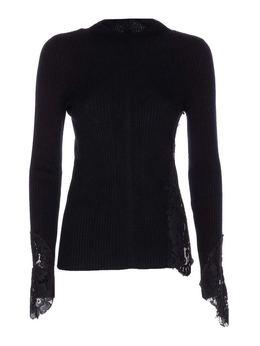 Pinko Pull Col Rond - Noir