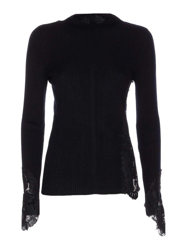 Pinko Pull Col Rond - Noir