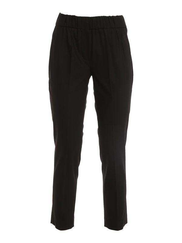 Brunello Cucinelli Pantalons Décontractés - Noir