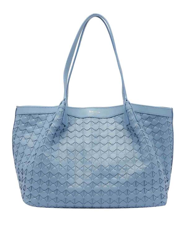 Serapian Sac Cabas - Bleu