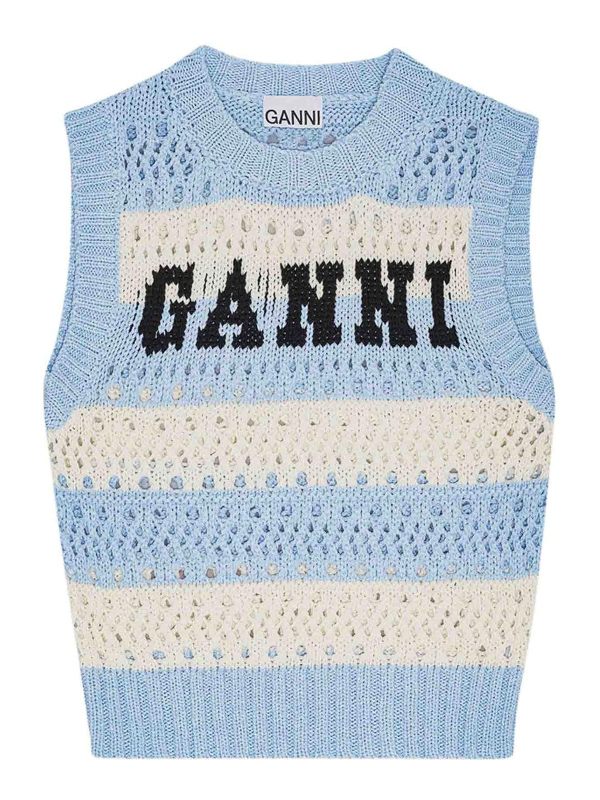 Ganni Gilet - Couleur Chair