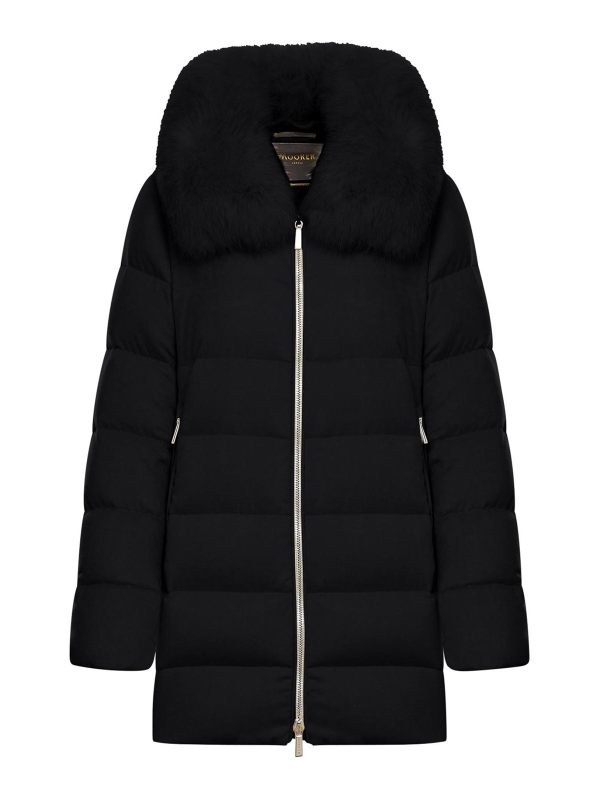 Moorer Manteau Rembourré - Noir