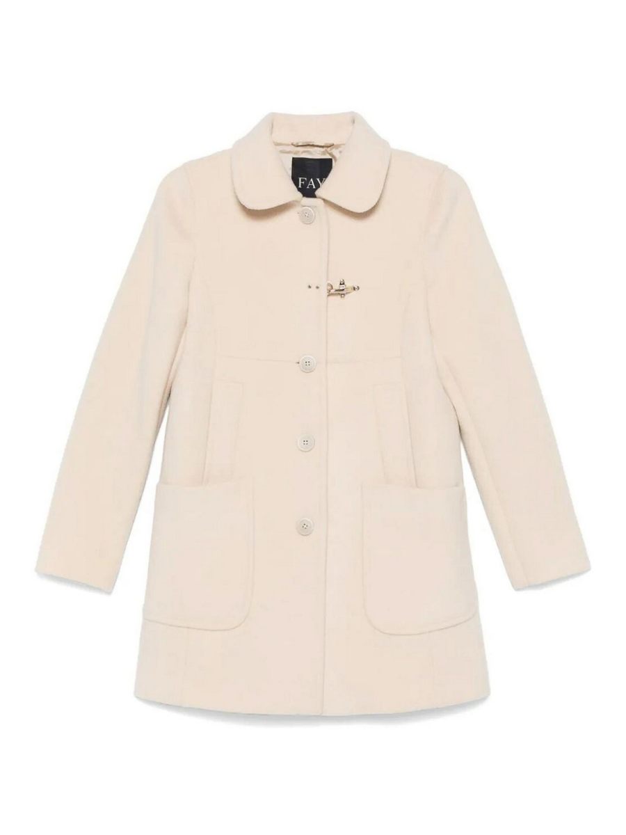 Fay Manteau Court - Blanc
