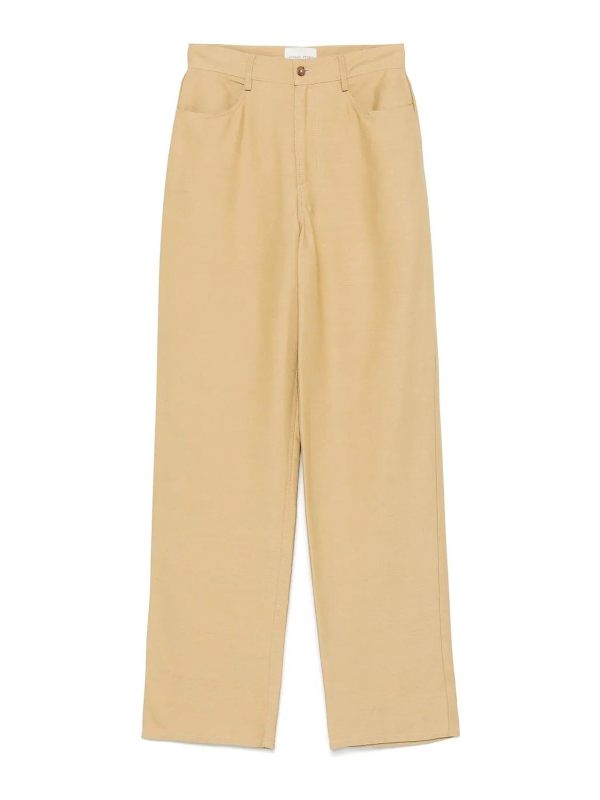 Loulou Studio Pantalons Décontractés - Or