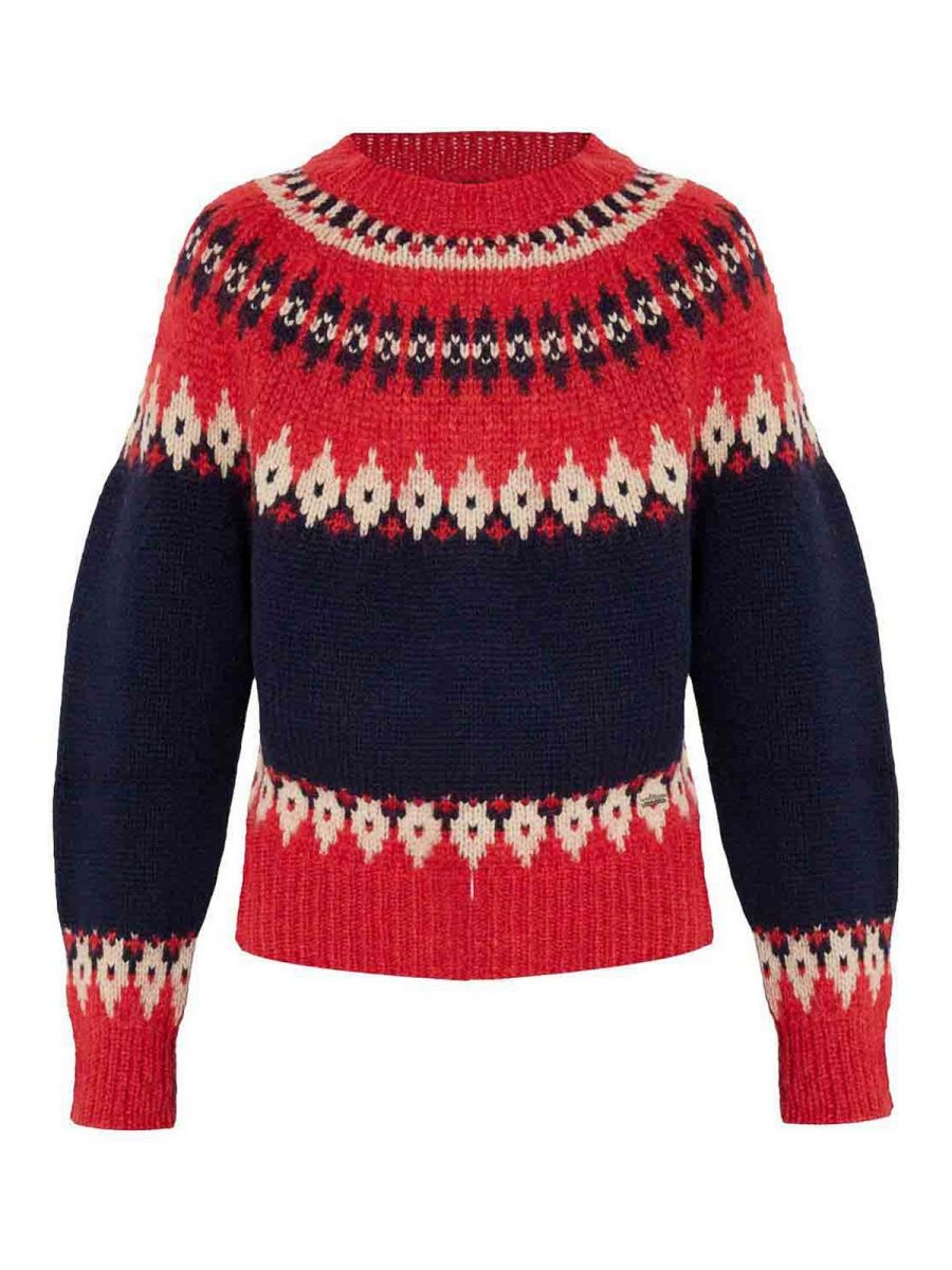 Dsquared2 Pull Col Rond - Multicolore