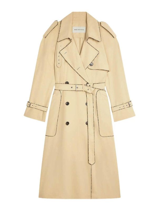 Dries Van Noten Manteau Court - Beige