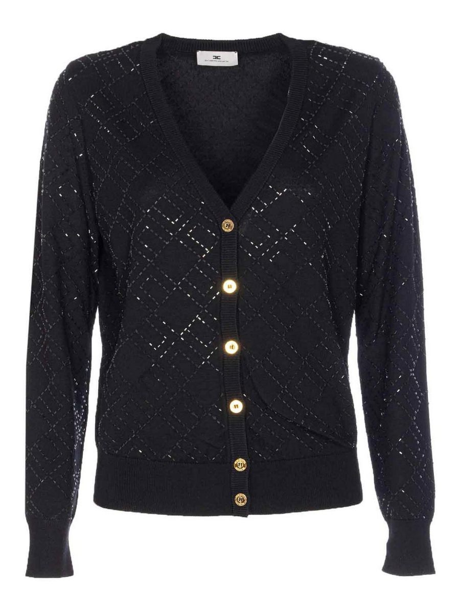 Elisabetta Franchi Cardigan - Noir
