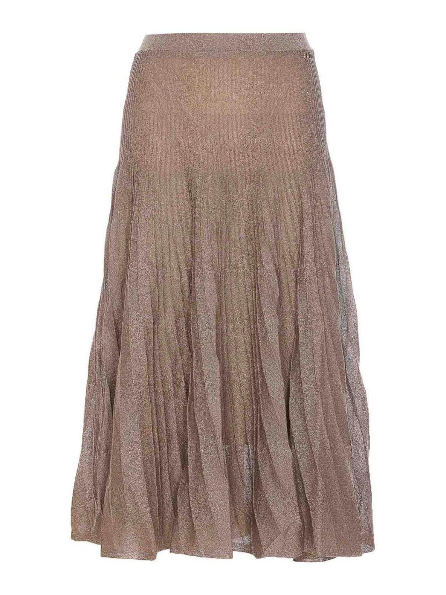Twinset Jupe Midi - Gris