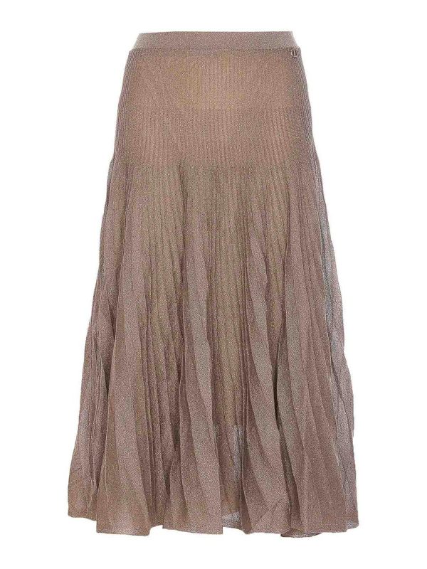 Twinset Jupe Midi - Gris