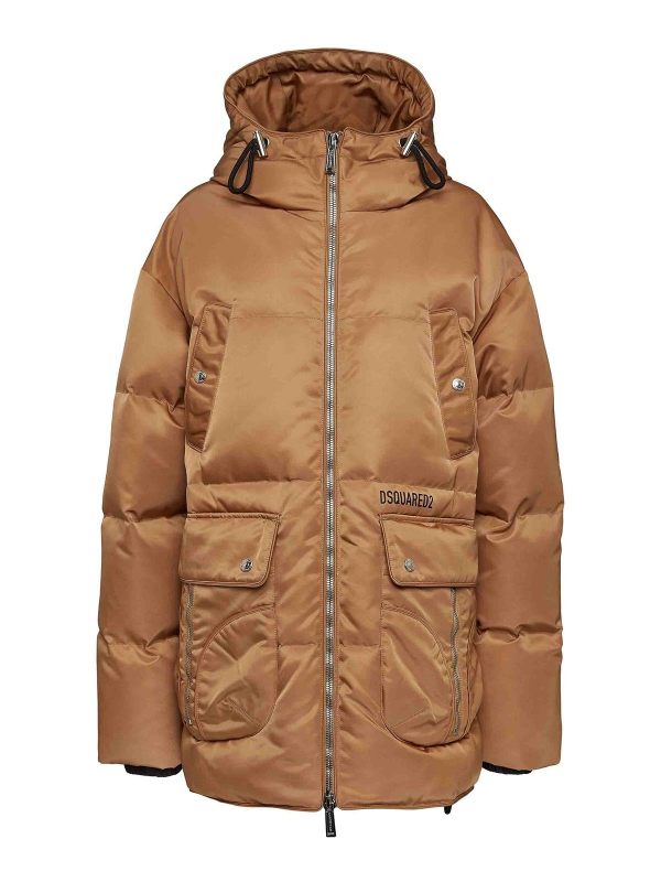 Dsquared2 Manteau Court - Camel