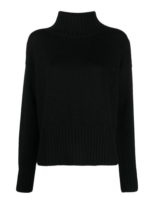 Drumohr Pull Col Roulé - Noir