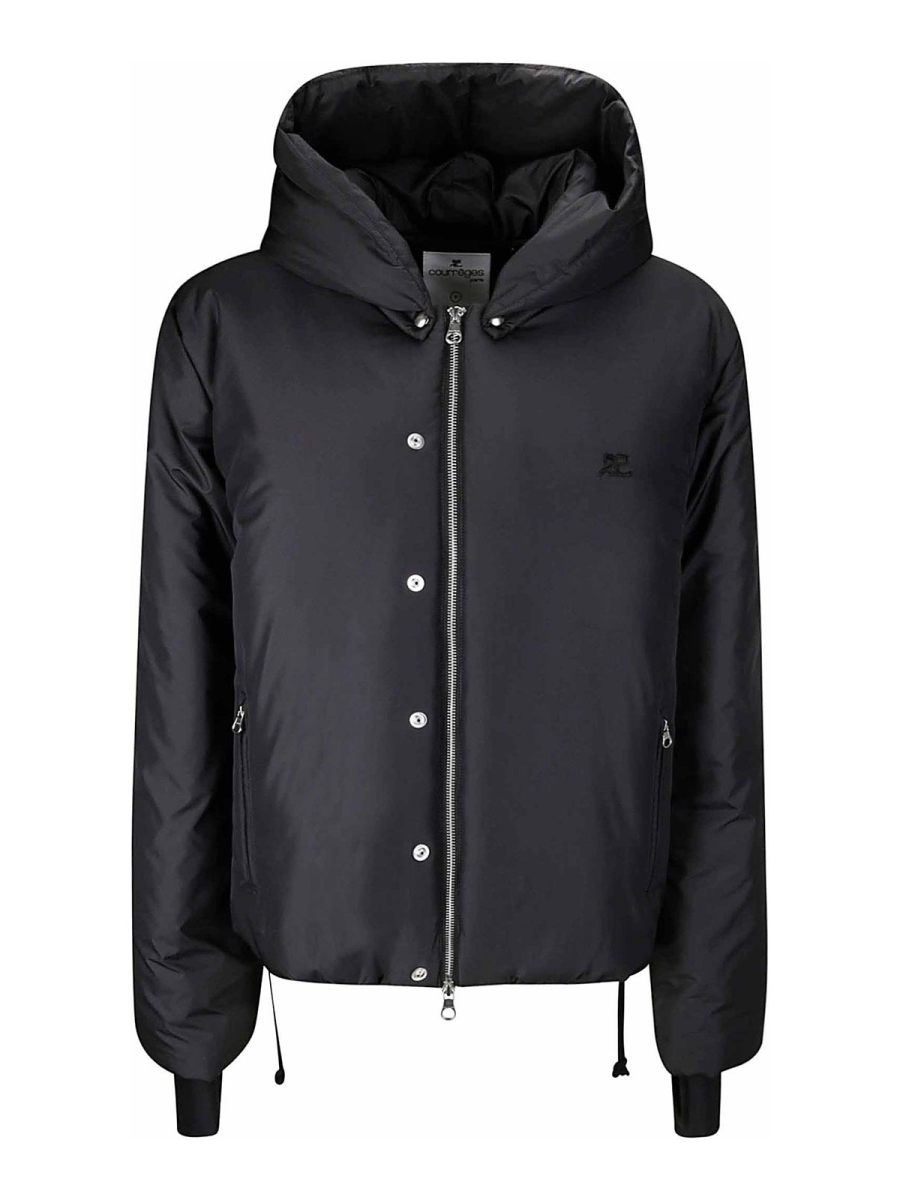 Courreges Blouson Rembourré - Noir