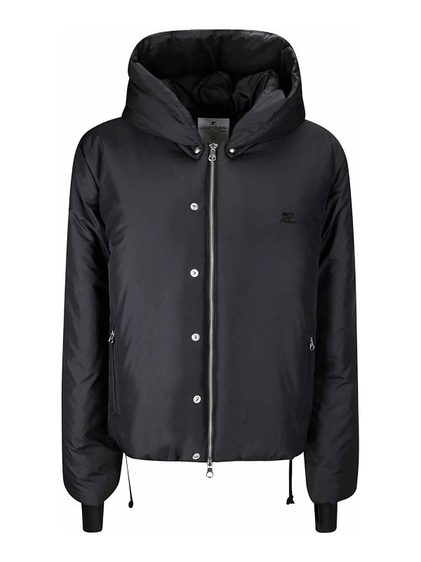 Courreges Blouson Rembourré - Noir