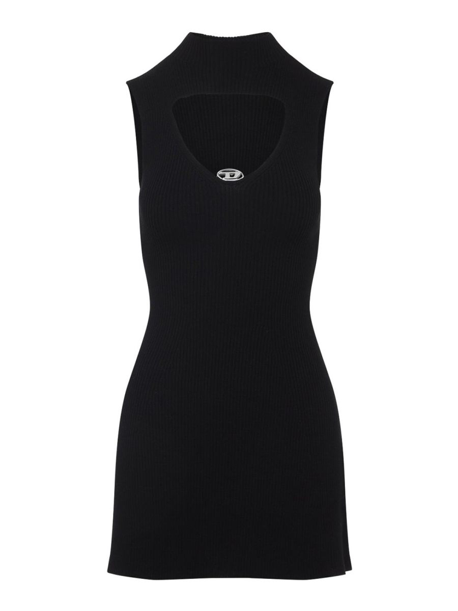 Diesel Robe Courte - Noir