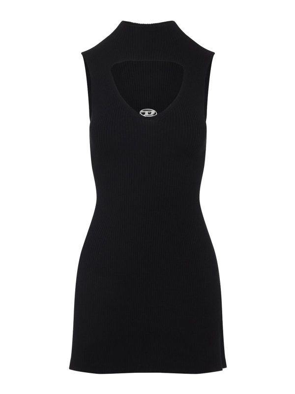 Diesel Robe Courte - Noir