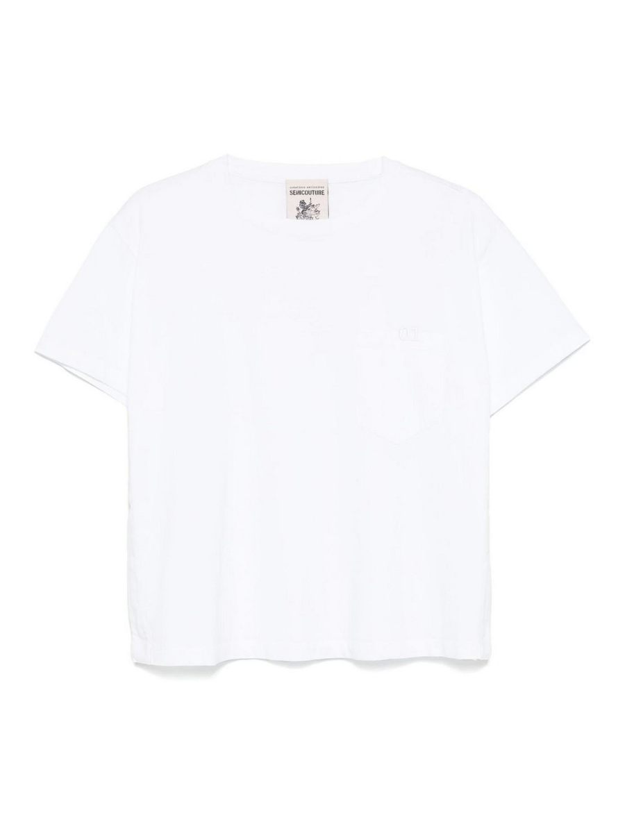 Semicouture T-Shirt - Blanc