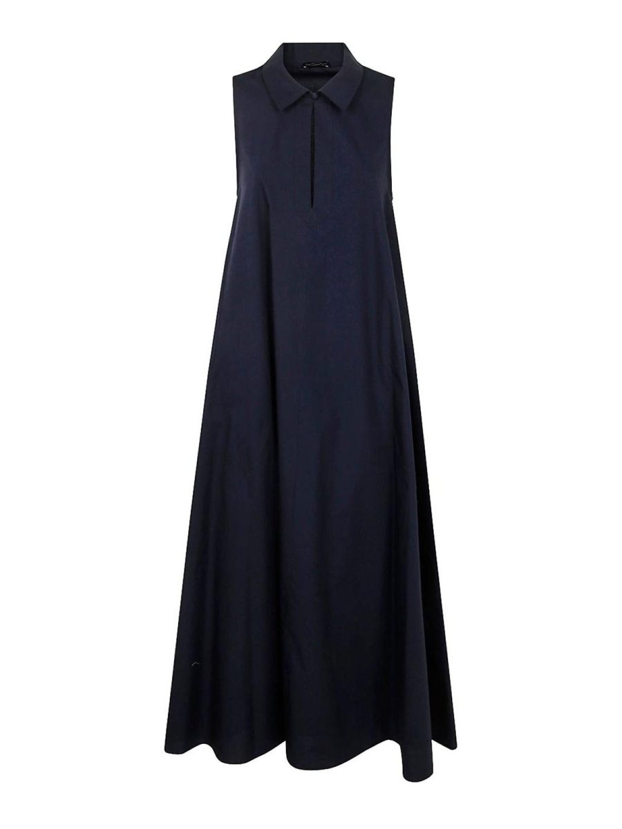Emporio Armani Maxi Robe - Bleu