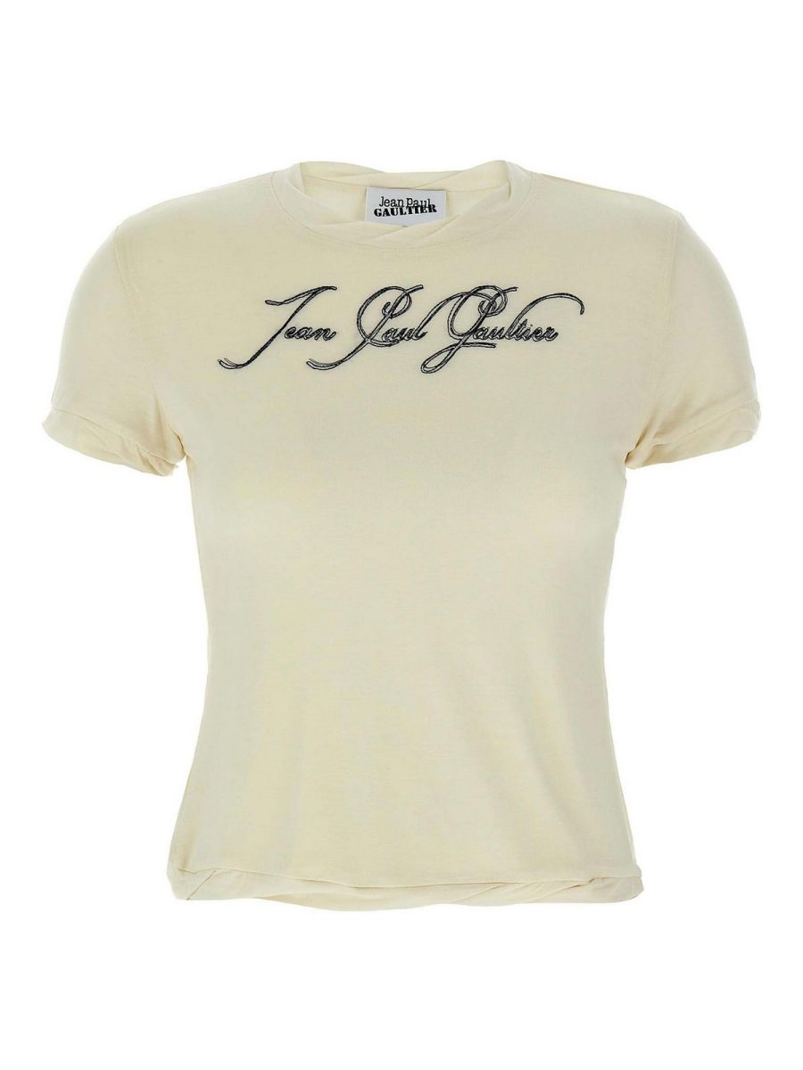 Jean Paul Gaultier T-Shirt - Beige