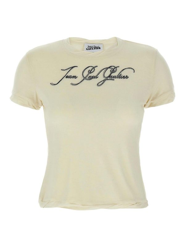 Jean Paul Gaultier T-Shirt - Beige