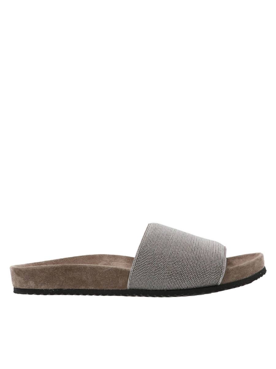 Brunello Cucinelli Sandales - Argent