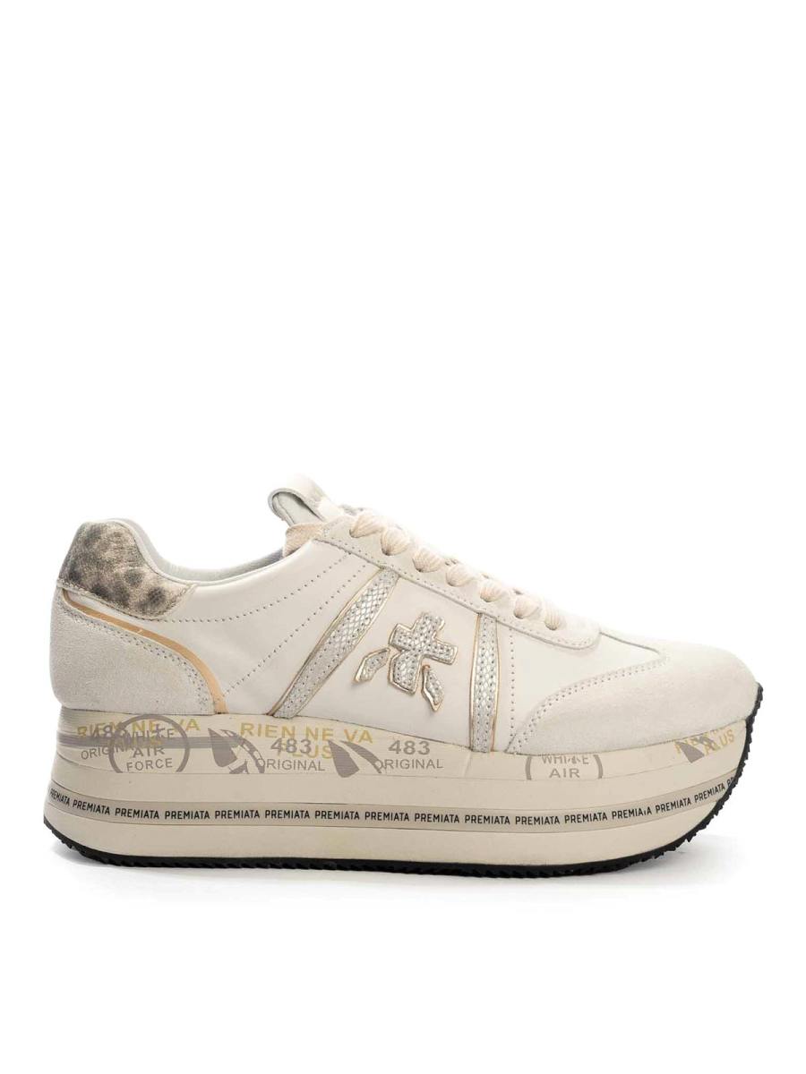 Premiata Baskets - Blanc