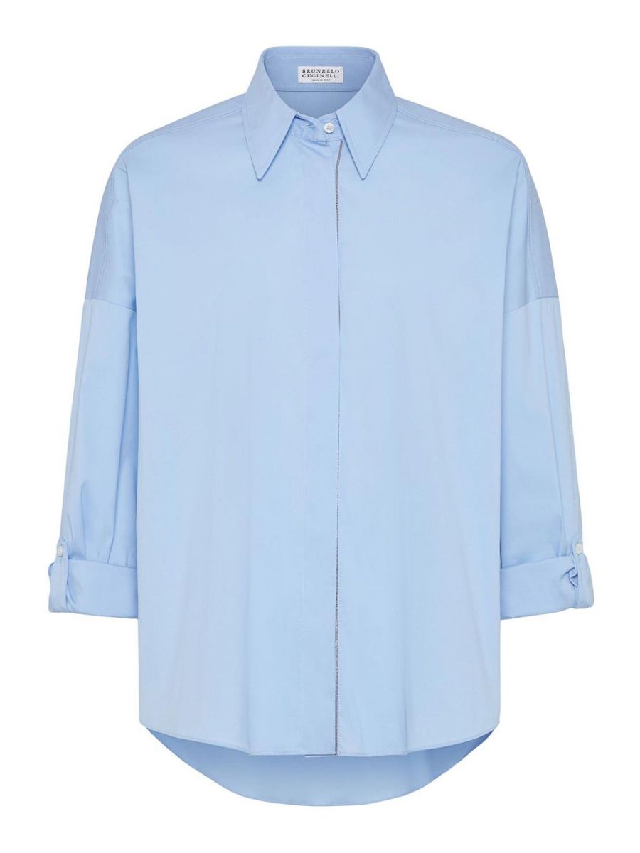 Brunello Cucinelli Chemise - Bleu