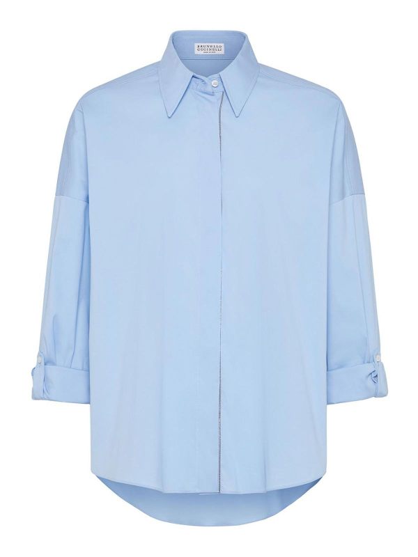 Brunello Cucinelli Chemise - Bleu