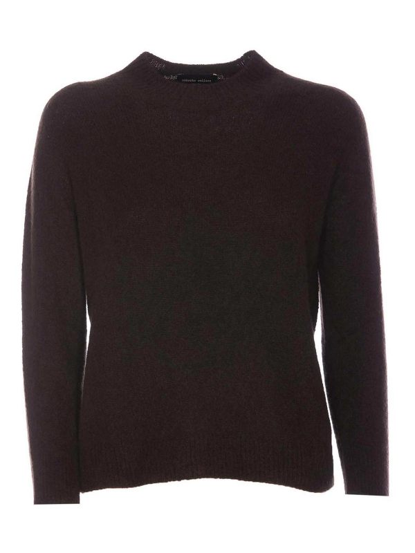 Roberto Collina Pull Col Rond - Marron
