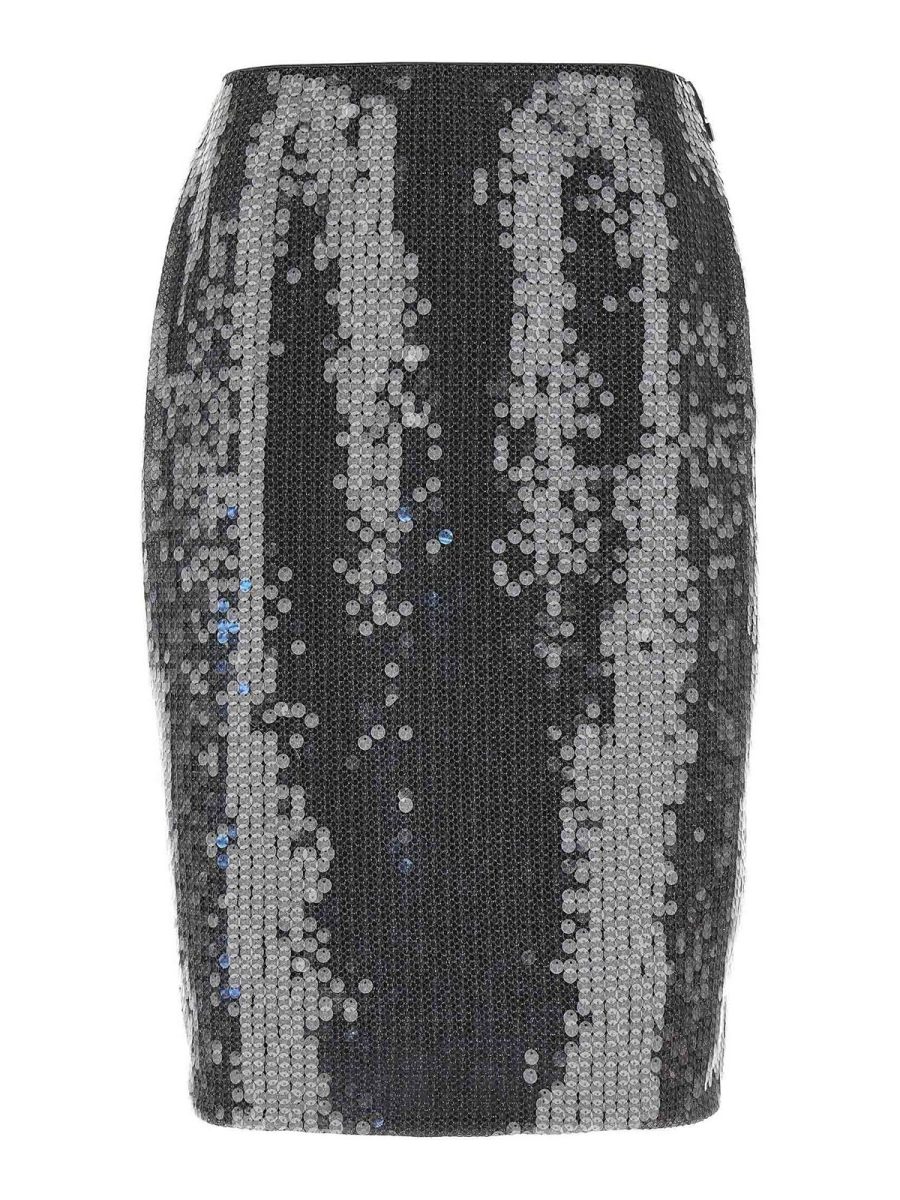 Rotate Birger Christensen Jupe Midi - Gris