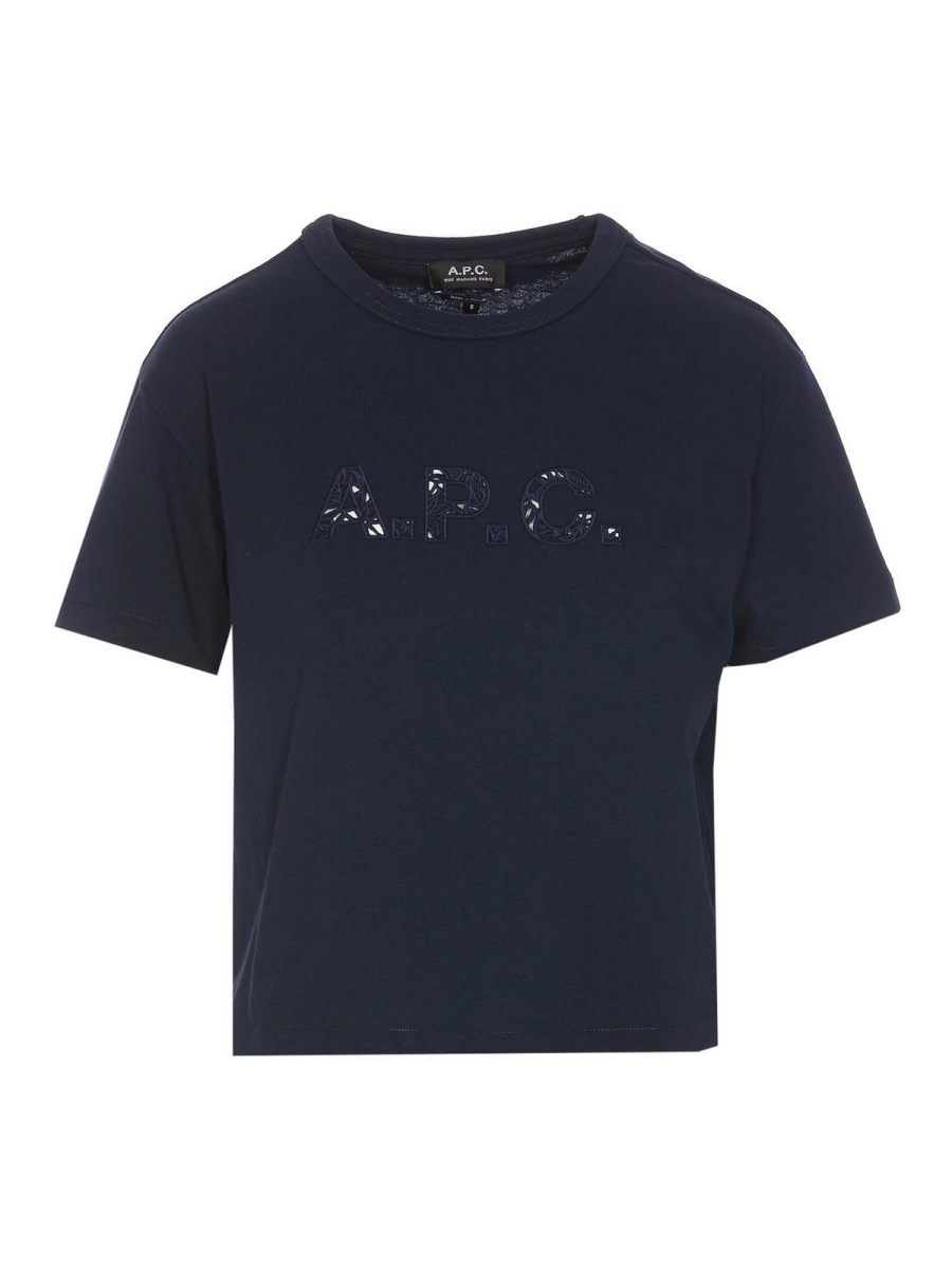 A. P.C. Pull Col Rond - Bleu
