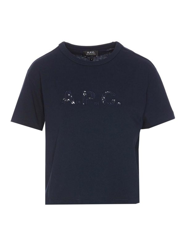 A. P.C. Pull Col Rond - Bleu