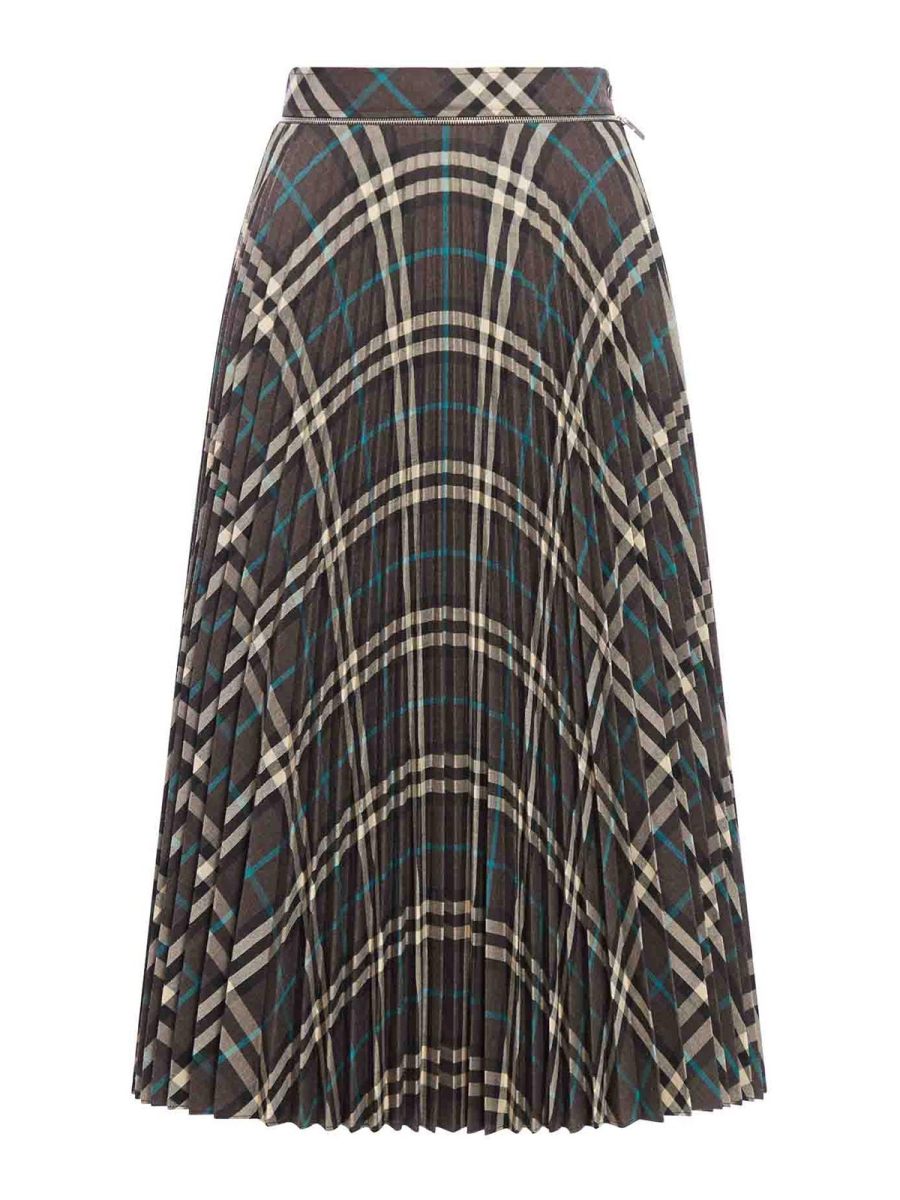 Burberry Jupe Midi - Noir