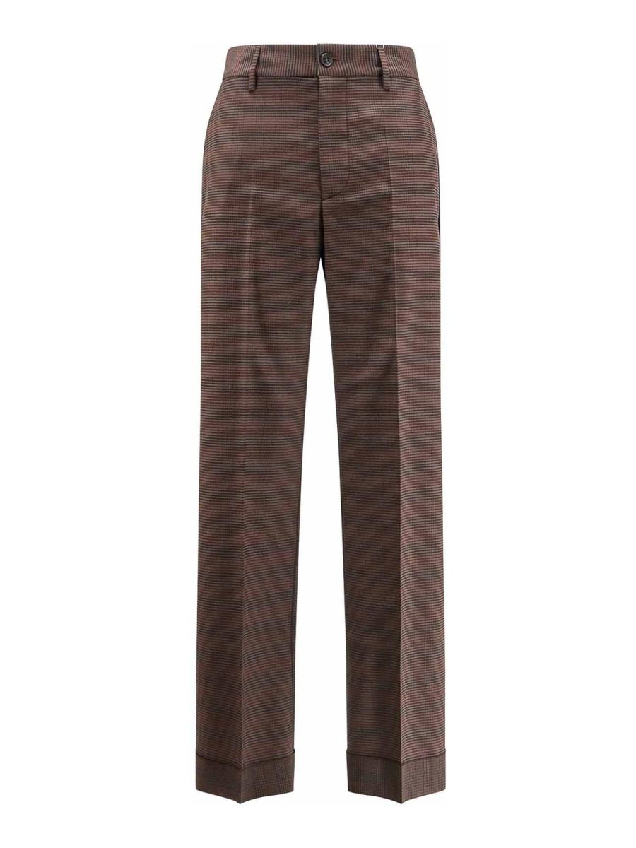 MM6 Maison Margiela Pantalons Décontractés - Marron