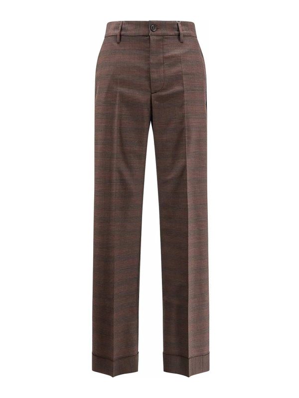 MM6 Maison Margiela Pantalons Décontractés - Marron