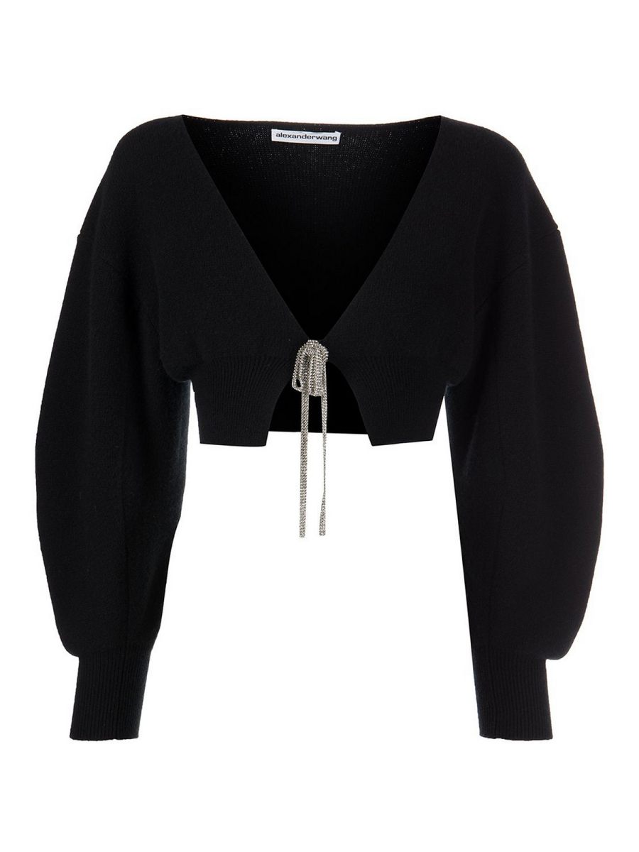 Alexander Wang Pull Col Rond - Noir
