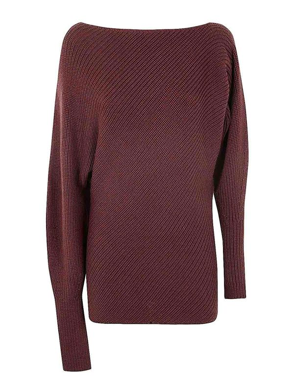 Philosophy di Lorenzo Serafini Pull Col Rond - Marron