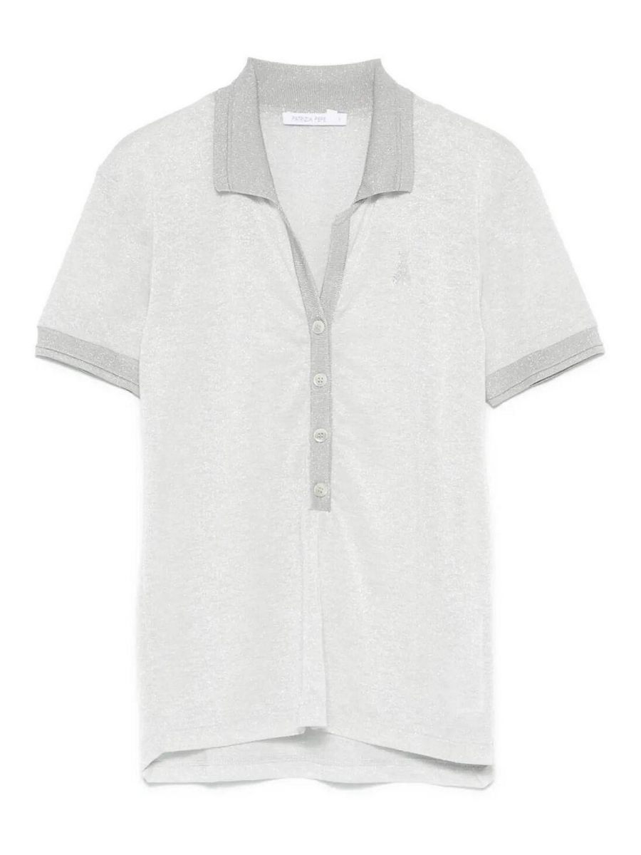 Patrizia Pepe Pull Col Rond - Blanc