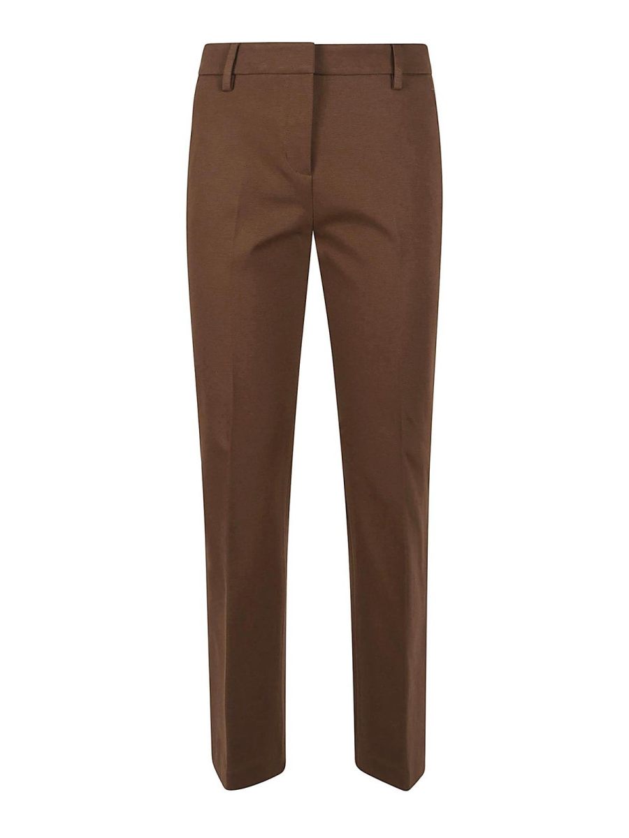 Tsolo Munkh Pantalons Décontractés - Marron