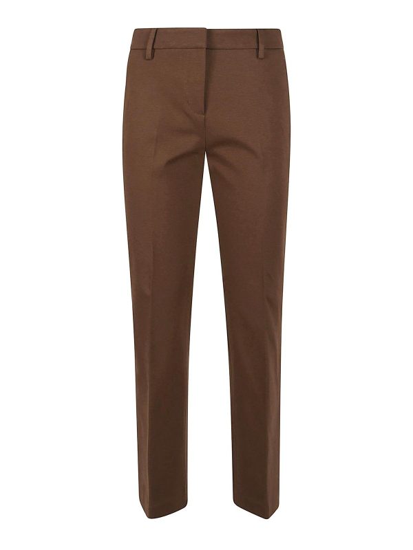 Tsolo Munkh Pantalons Décontractés - Marron
