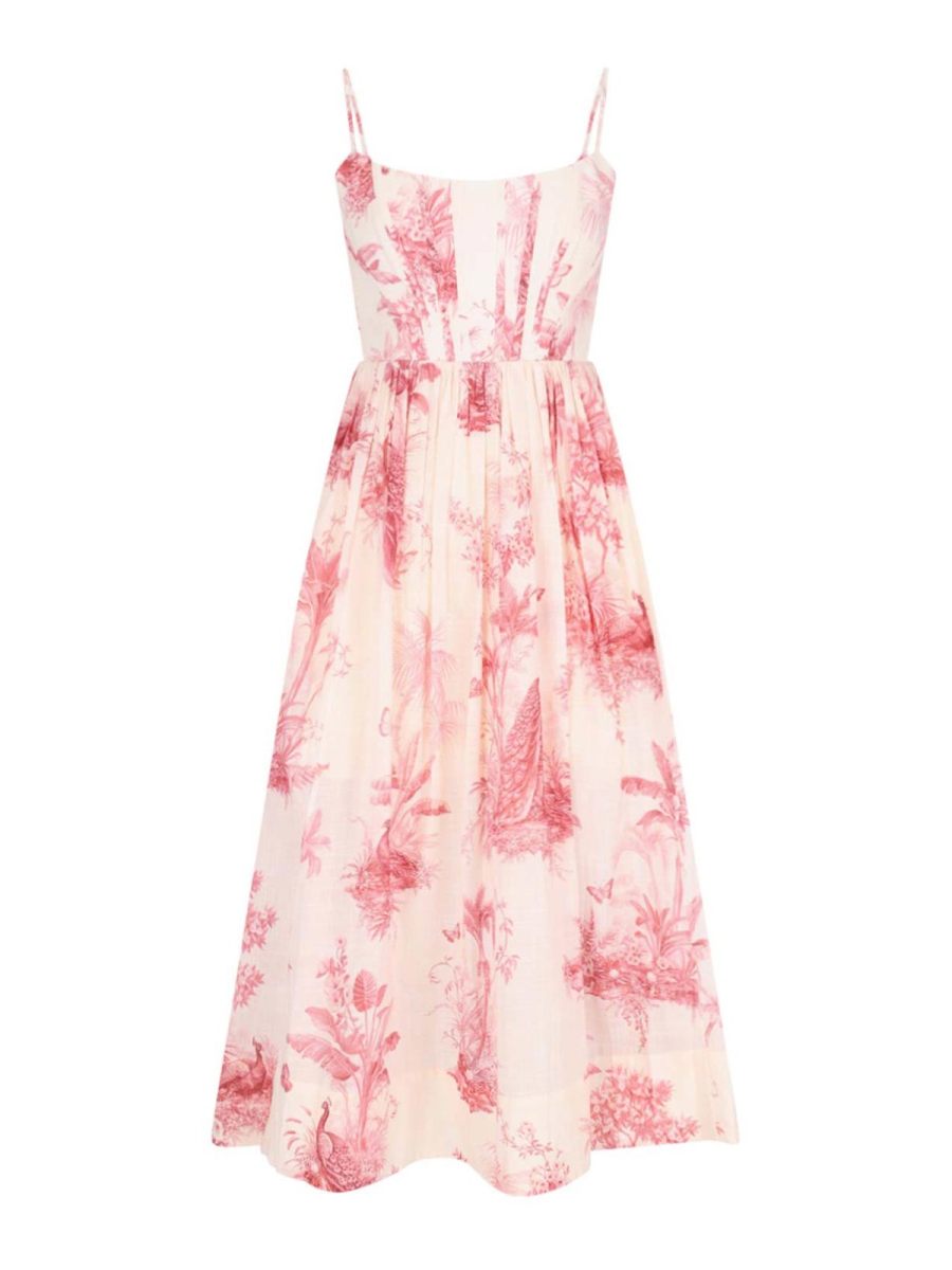 Zimmermann Maxi Robe - Blanc