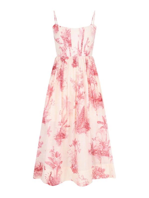 Zimmermann Maxi Robe - Blanc