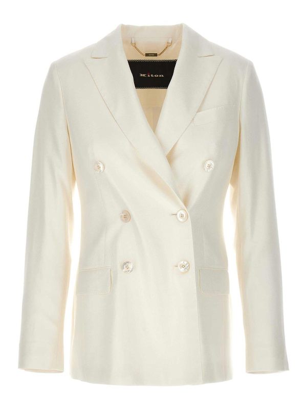 Kiton Blazer - Blanc
