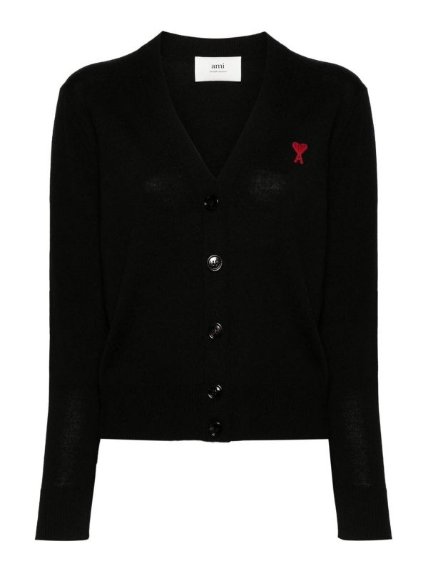 Ami Paris Cardigan - Noir