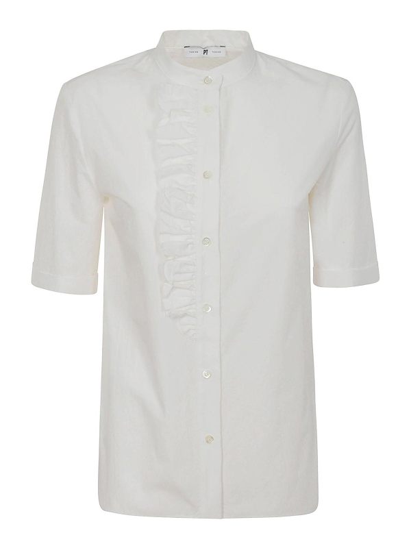 Pt Torino Chemise - Blanc