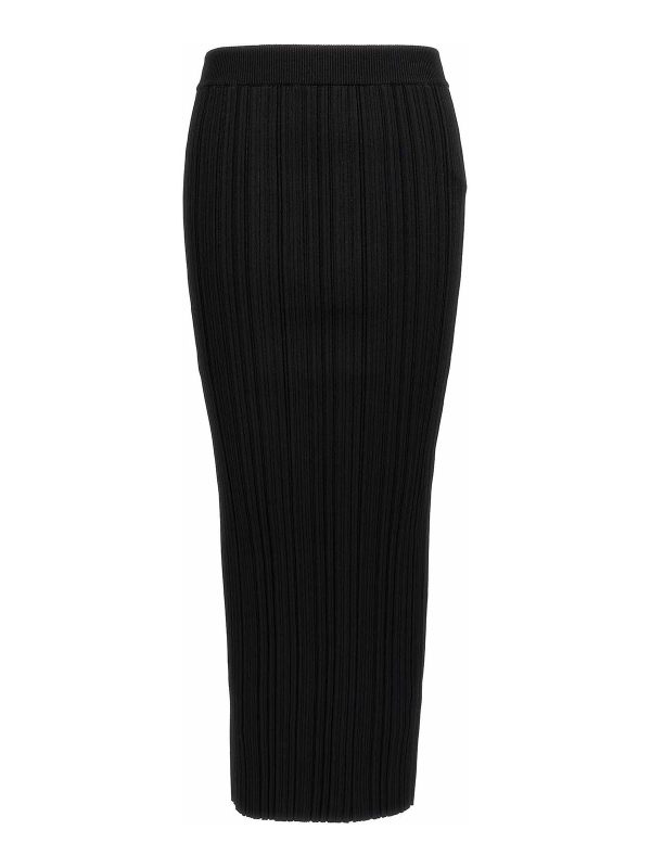 Balmain Jupe Midi - Noir