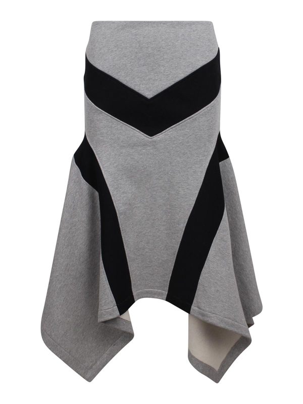 The Attico Jupe Longue - Gris