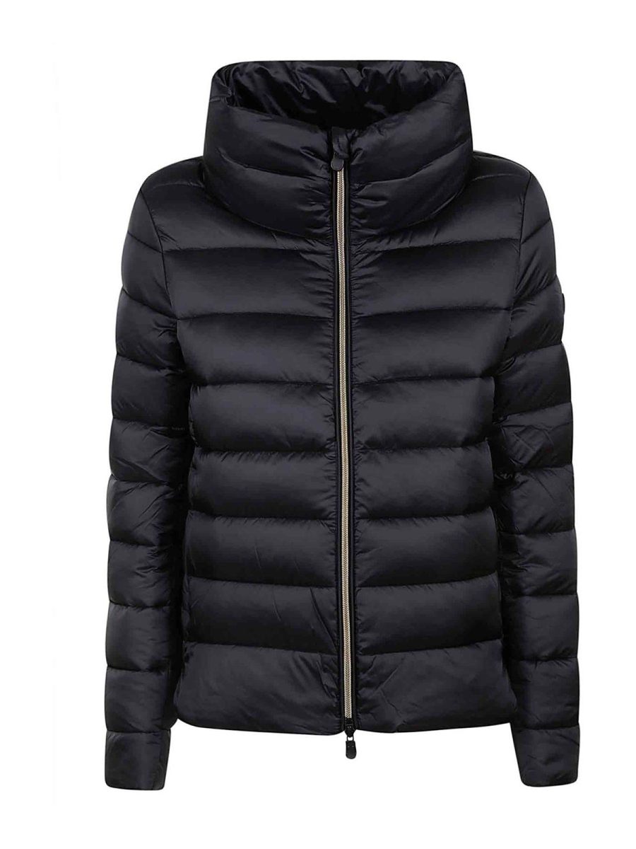 Save the Duck Manteau Au Genou - Noir