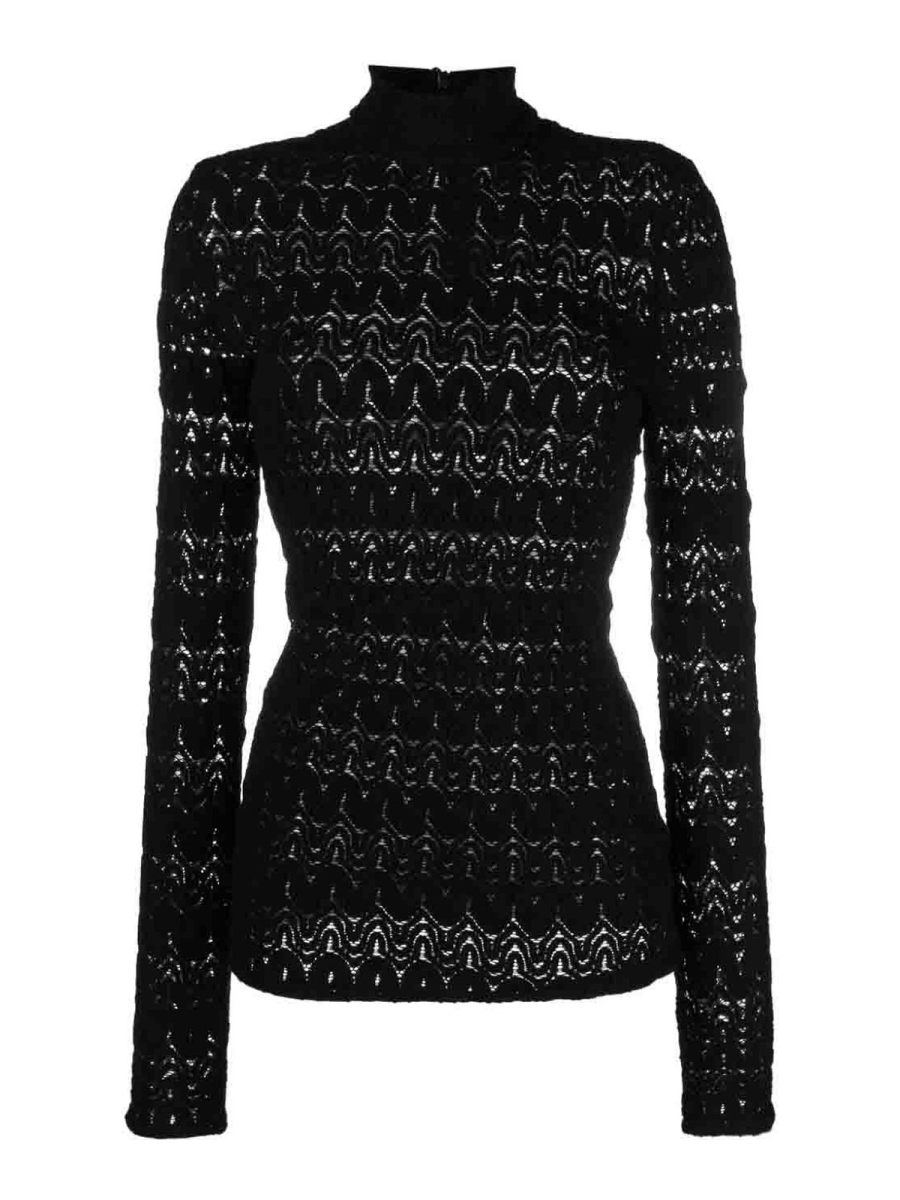 Missoni Pull Col Roulé - Noir